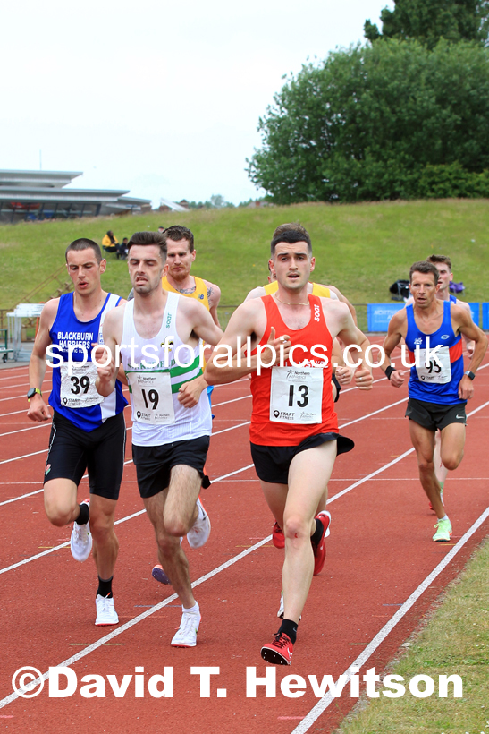 Senior mens 5000 metres, 2022 Northern Senior and Under-20 Champs., Wavertree Athletics Centre, Liverpool. Photo: David T. Hewitson/Sports for All Pics